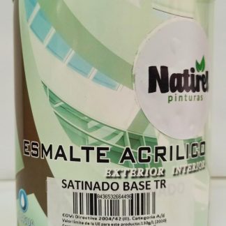 Esmalte Acrílico Base TR Satinado Natirel 750 ml 