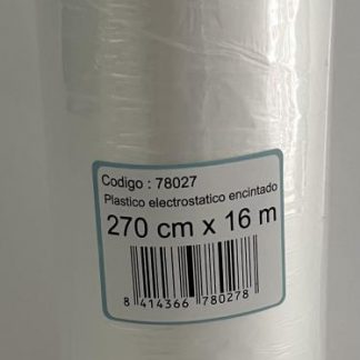 Plástico Electrostático Encintado 270 cms x 16 m 