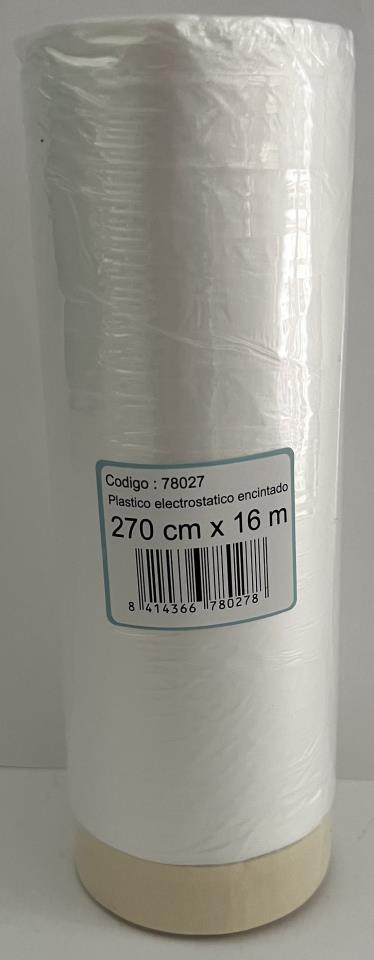 Plástico Electrostático Encintado 270 cms x 16 m