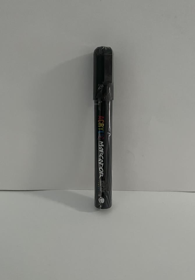 Rotulador mtn Acrílico Negro 6mm Marcador
