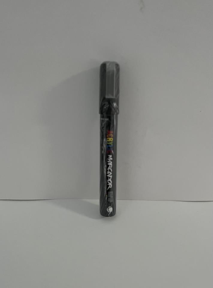 Rotulador mtn Acrílico Plata 6mm Marcador