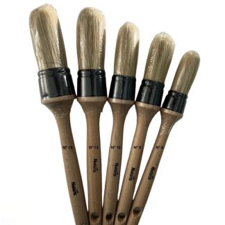 Brocha Prensada Cabo Lata Negro Natirel