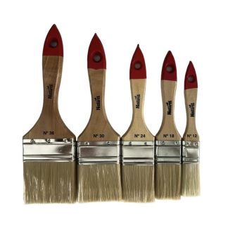 Paletina Triple Punta Roja Madera Natirel